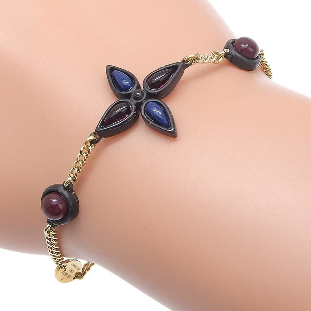 LOUIS VUITTON Black Charm Bracelet